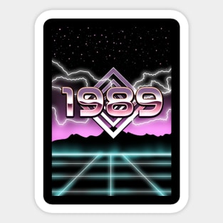 Electronic 1989 Sticker